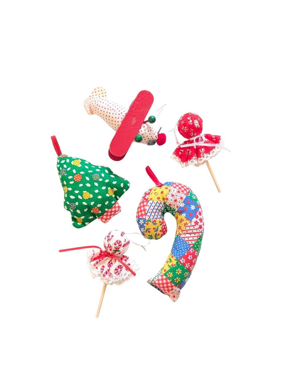 Curated Vintage Christmas Tree Ornament Bundle - Cottagecore Collection